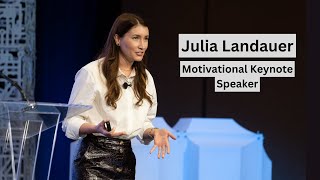 Julia Landauer 2024 Keynote Speaker Highlight Reel [upl. by Ellehcen]