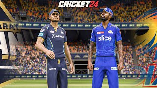 New Teams  GT vs MI  IPL 2024  Cricket 24 [upl. by Fulks]