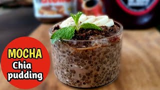 Chia Pudding Recipe  Mocha Chia Pudding [upl. by Ahsiekin]