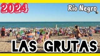 LAS GRUTAS 🛑 playas de Río Negro  VERANO 2024 🇦🇷 argentina [upl. by Nnylyt311]