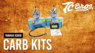 TC Bros  XS650 High Performance Mikuni VM Carburetor Kit Review [upl. by Lea]