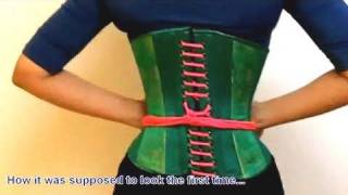 Straight European Lacing Technique  Lucys Corsetry [upl. by Geis]