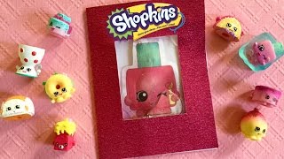 Shopkins glitter shaker birthday card craft tutorial [upl. by Penland]