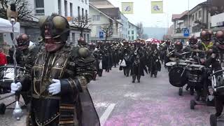 Fasnacht Huttwil 24022018 FLEIGUTÄTSCHER VISP  1 [upl. by Noletta]