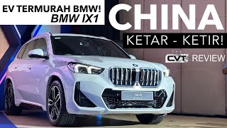 BMW KEJAM LUNCURKAN IX1 MOBIL LISTRIK TERMURAH BIKIN MG amp BYD MINDER [upl. by Nueoras]