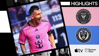 Inter Miami vs Philadelphia Union  Messi is BACK  Full Match Highlights  September 14 2024 [upl. by Yleek262]