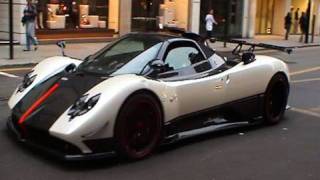 Pagani Zonda Cinque CRAZY Sound Start Rev Accelerations [upl. by Donnell]