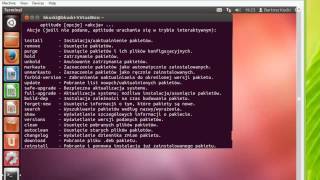 010 Kurs Linuxa instalowanie programów w Linux cz2 aptitude [upl. by Reube]