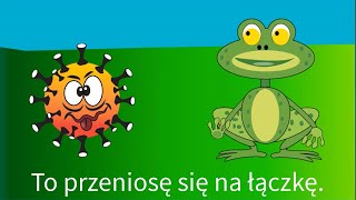 🦠 Bajka o złym koronawirusie 🐸 Żabka i koronawirus wierszyk animacja dla dzieci oraz inne wierszyki [upl. by Jaan]