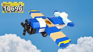 LEGO 10696 Propeller plane プロペラ機の作り方【レゴクラシック レシピ】 [upl. by Ellezaj]