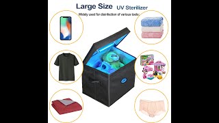 How to use UVC light Sterilizer Bag to keep you away from viruses [upl. by Gnuhp]