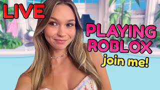 🔴 LIVE PLAYING ROBLOX with viewers [upl. by Odelle]