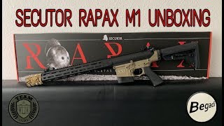 SECUTOR RAPAX M1 RAPAX Airsoft Unboxing by TEAM030 deutschgerman [upl. by Lunt]