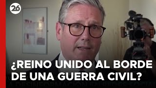 🚨 XENOFOBIA EN EUROPA ¿Reino Unido está al borde de una guerra civil [upl. by Treblah]