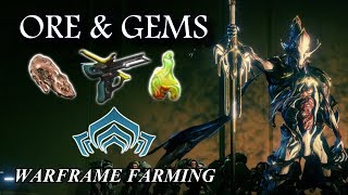 Warframe Farming  Eidolon Mining Gems amp Ore [upl. by Virgina]