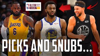 OFFICIAL NBA All Star Selections 2022 Who Gets Snubbed [upl. by Laurinda]