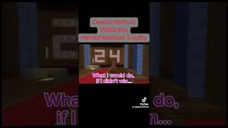 Deebo Hamuel wins Herobrinesman Trophy 🏆 minecraft [upl. by Lifton325]