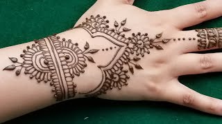 Henna Tutorial Very Gorgeous And Easy Henna Design For Beginners [upl. by Adnak]