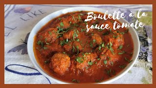 Comment faire les boulettes de viande à la sauce tomate [upl. by Khosrow]