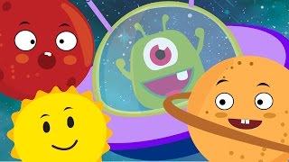 The Planet Song  Nursery Rhyme With Lyrics  Solar System Song  Learning Planets For Children [upl. by Ellebana]