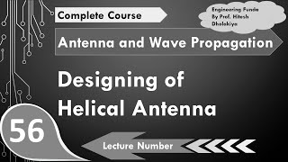 Designing of Helical Antenna HPBW FNBW Directivity Gain Impedance amp Axial Ratio Explained [upl. by Zetroc997]