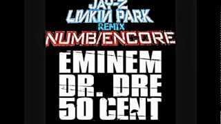 Linkin Park Numb Encore Ft JayZ Dr Dre Eminem and 50 Cent [upl. by Aelaza]