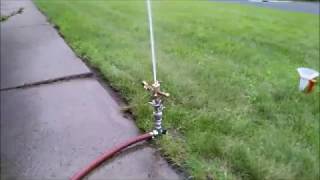 Rain Bird 35 Impact Sprinkler Performance Test  Cup Test [upl. by Hackett638]