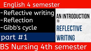 Reflective Writing in UrduHindi  Gibbs Reflective Cycle In Urdu  BSN Sem 4 chep1 in Hindi [upl. by Khoury]