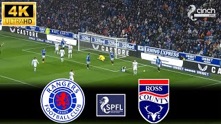 Rangers vs Ross County  Scottish Premiership 2023  Rangers Live Stream  Pes 21 Gameplay [upl. by Hazlett277]