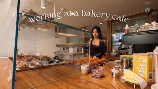 FIRST TIME WORKING AT A BAKERY CAFE IN SYDNEY GOPRO VLOG [upl. by Ahsasal]