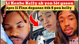 Li kenbe Kelly ex Widianna ak gason parèy li apre li finn depanse 25mil  nan kelly foto pran lari [upl. by Ityak]