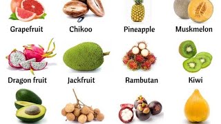 fruits name Fruits Name in English for kids Fruits picture Name of fruits in English [upl. by Aluin]