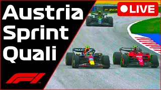 🔴F1 LIVE  Austria GP SPRINT QUALI  Commentary  Live Timing [upl. by Quinlan678]