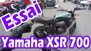 Yamaha XSR700  ESSAI A2  Quel moteur Maverick159 [upl. by Atil450]