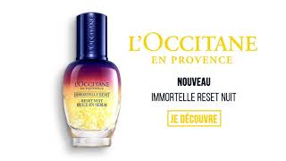 LHuileenSérum Immortelle Reset Nuit  LOCCITANE [upl. by Cirala]