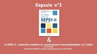 CALLIOPE Capsule n°3  Le bilan avec la NEPSY II [upl. by Eitsrik]