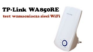 TPLink wzmacniacz sygnału WiFi TLWA850RE test Extendera [upl. by Wandis]