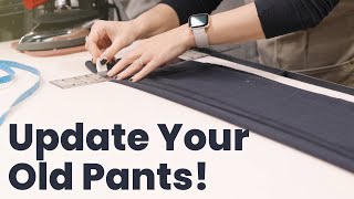 Transform Your Suit Pants StepbyStep Guide To Modern Tapering And Hemming Ep 62 [upl. by Eisse432]