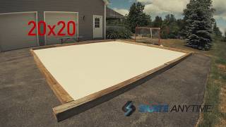 20x20 Skate Anytime Synthetic Ice Package [upl. by Ameen339]