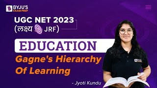 UGC NET 2023  Education  Gagnes Hierarchy of Learning  Jyoti Mam [upl. by Layol59]