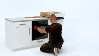 How to install your Electrolux Oven with Hob  Built Under installation [upl. by Damalus]