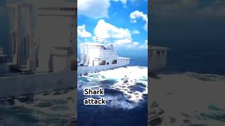 shark attack 🦈  heavy ship attack  merchant Navy  navy indiannavy shorts [upl. by Otes511]