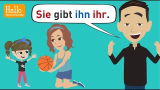 Online Deutsch lernen  Einfache Dialoge üben  Grammatik und Wortschatz [upl. by Aroda]