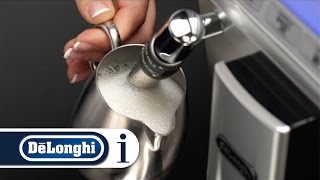 How to Froth Milk Using Your DeLonghi Autentica ETAM 29620 Coffee Machine [upl. by Dutch]