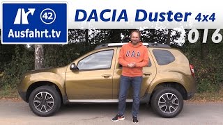 2016 Dacia Duster dCI 110 4x4  Fahrbericht der Probefahrt Test Review Ausfahrttv [upl. by Maffa31]