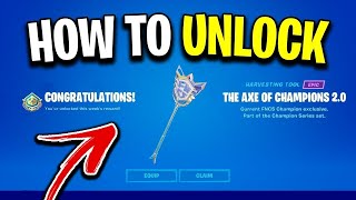 How to get the FNCS Pickaxe in Fortnite WORKING 2023 [upl. by Damle645]