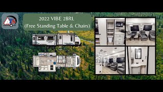 SOLD 2022 VIBE 28RL Free Standing Table amp Chairs [upl. by Fulvia]