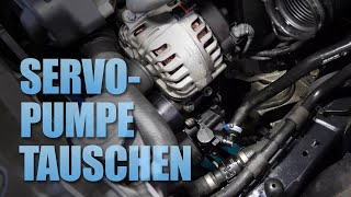 BMW E60 Servopumpe defekt wechseln da sie Geräusche macht [upl. by Cutter630]