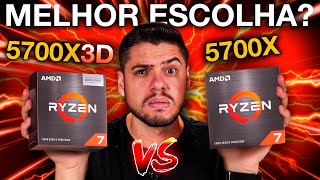 RYZEN 7 5700X3D vs RYZEN 7 5700X QUAL é a DIFERENÇA TESTES em JOGOS DESEMPENHO CONSUMO e PREÇO [upl. by Normalie900]