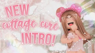 New Aesthetic Cottage Core Intro  Outro  Roblox  auvelva ♡ [upl. by Dianemarie]